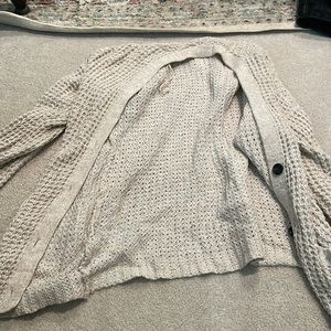 American eagle cartigan, light cream color